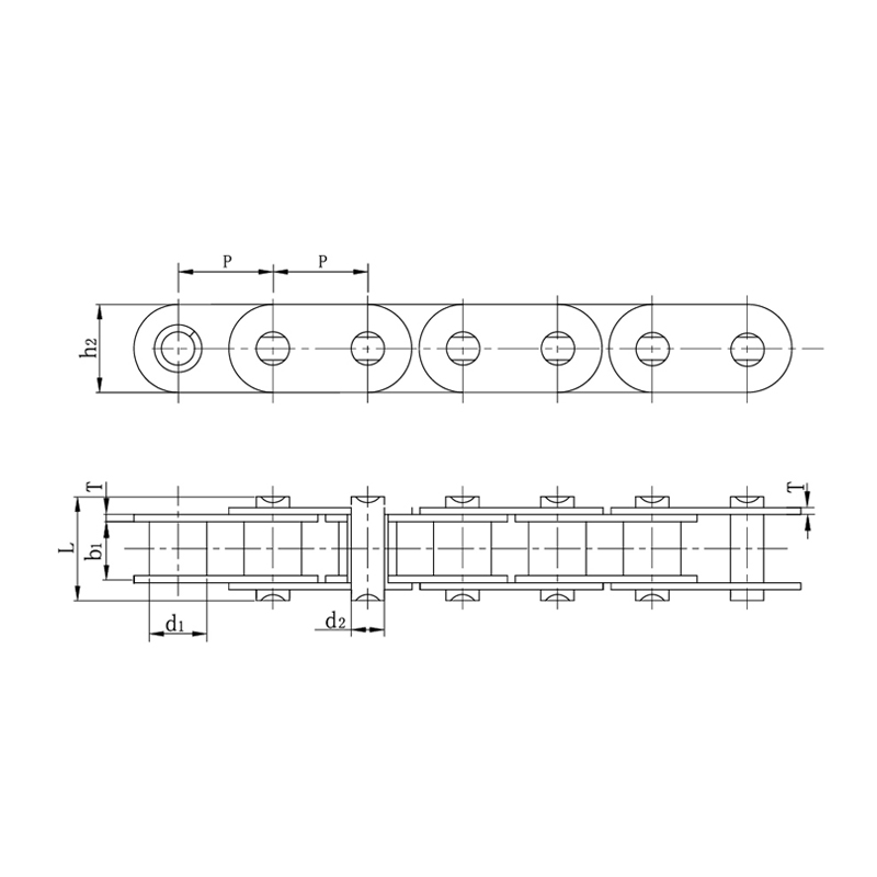 ইমপ্যাক্ট রেজিস্ট্যান্স কাস্টমাইজযোগ্য অটোমোবাইল ইঞ্জিন টাইমিং চেইন