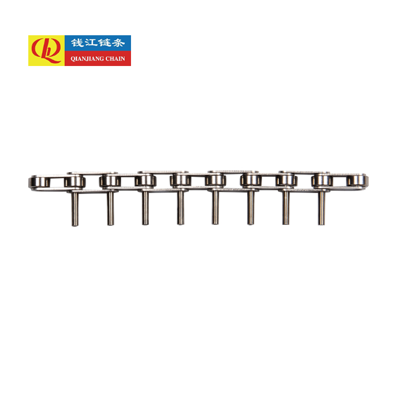 বর্ধিত পিন সহ স্টেইনলেস স্টীল ডবল পিচ পরিবাহক চেইন